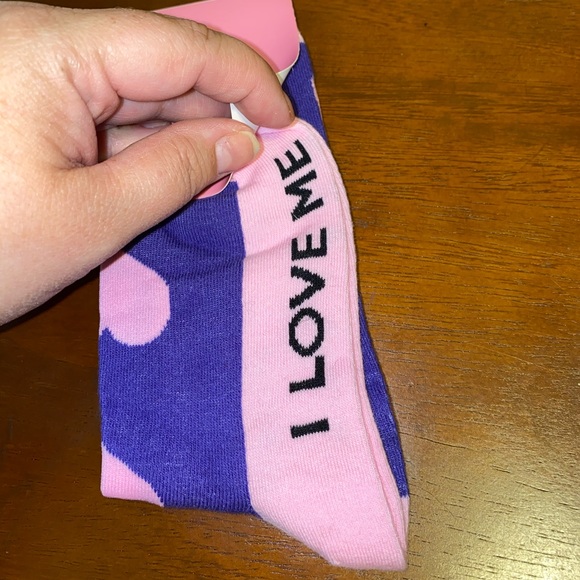 I LOVE ME Stand Up Socks - Picture 2 of 3